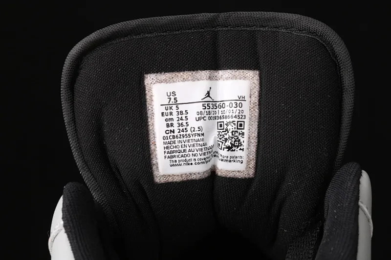All categories Air Jordan Jordan series basketball shoes Air Jordan 1 Low Air Jordan 1 Low "Light Smoke Grey" AJ1 Joe 1 Little Dior Smoke Gray 553560-030